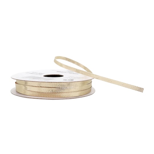 1/8" x 10yd. Metallic Lamé Ribbon by Celebrate It®